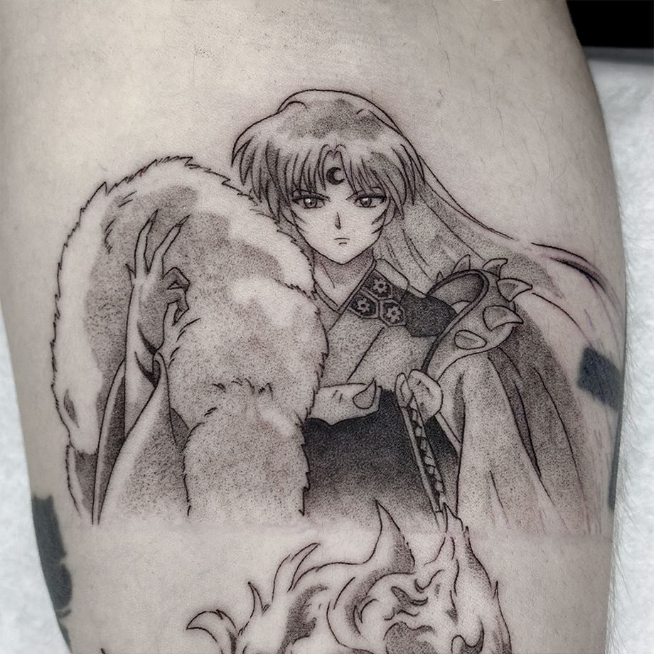 Tatuaje anime Sesshomaru